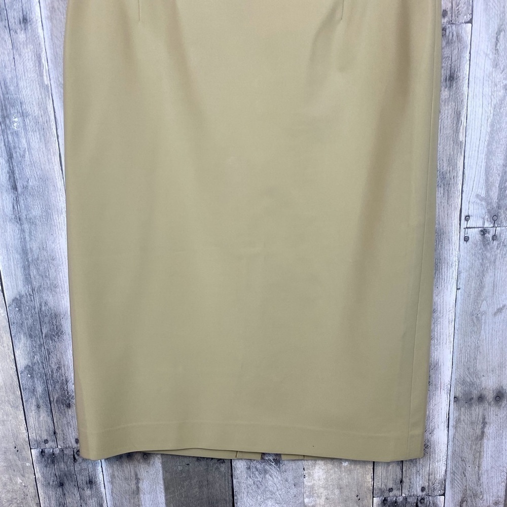 Prada Camel Pencil Skirt Size 46 - Picture 4 of 13